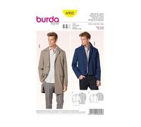 Burda B6932 Patron de Couture Manteau et Veste 19 x 13 cm, 44-60