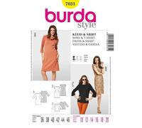 Burda B7031 Patron de Couture Robe et T-Shirt 19 x 13 cm…