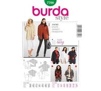 Burda B7700 Patron de Couture Veste 19 x 13 cm