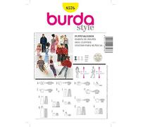 Burda B8576 Patron de Couture Habits de Poupée Assortis 19 x 13 cm