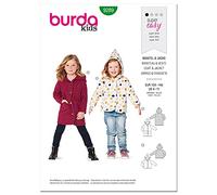 Burda B9289 Patron de Couture, Papier, Blanc, 104-146