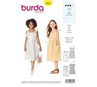 Burda B9304 Patron de Couture, Papier, Blanc, 116-146