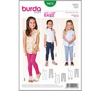Burda B9415 Patron de Legging Fille, 98 - 140 cm
