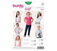 Burda B9439 Patron de Couture T-Shirt 19 x 13 cm