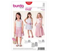Burda B9442 Patron de Couture Jupe 19 x 13 cm, 92-134