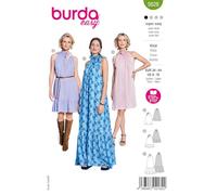 burda easy Patron de couture en papier Robes dos nu pour femme #5628 Taille 34-44 Niveau de couture : super facile