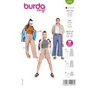 burda easy Patron de couture pour femme Pantalon Marlène avec taille élastique #5707 Taille 34-44