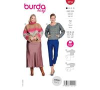 Burda Easy Patron de couture pour femme Pull douillet #5710 Taille 36-46