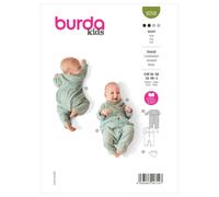BURDA X09235BURDA Patron de couture pour combinaison de bébé, code B9235, tailles 1M-3 (56-98)
