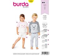 Burda Enfants 9326 Unisexe Pyjama & Shorts Couture Motif Tailles 18m -7 Skill: