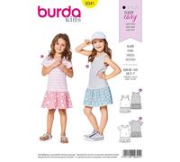 Burda Enfants 9341 ENFANTS Robes Couture Motif Âges 2 - 7 Skill : Super Facile