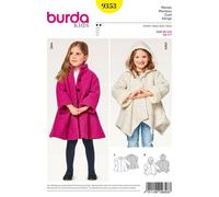 Burda Enfants 9353 ENFANT Manteau Couture Motif Âges 2 - 7 Ans Skill: Facile