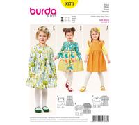 Burda Enfants 9373 ENFANTS Robes Couture Motif 6m - 7 Ans Skill: Facile