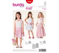 Burda Enfants 9442 Jupes Couture Motif Âges 2 - 9 3 Styles Skill : Super Facile