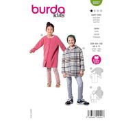 Burda kids Patron de couture pour vestes avec boutons pour enfant #9207 Tailles 104-146