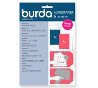burdastyle Burda Papier Carbone 1 Bleu 1 Rouge, Taille unique, Set de 2 Pièces