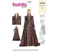 Burda Patron 6398 Robe Renaissance, de 36 à 46