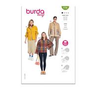 Burda Patron de couture X05706BURDA Burda Style 5706 Patron de vestes pour femme 34-44