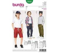Burda Patron Kids 9354 Pantalon, Autre, Blanc, 19 x 14 x 0.5 cm