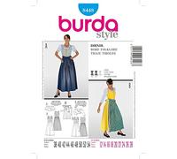 Burda Patron pour robe tyrolienne longue Dirndl Tailles 38 - 54