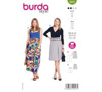 burda style #5653 Patron de couture pour jupes en papier pour femme avec plis Taille 36-48 Niveau de couture : léger