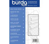 Burda Style burdastyle Papier de soie avec grille en centimètres Bleu Taille unique