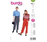 Burda style Patron de couture pour femme Pantalon avec poches #5699 Taille 36-48