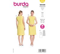 Burda style Patron de couture pour femme Robe fourreau #5659 Taille 34-46 Niveau de couture : avancé