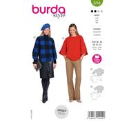 Burda style Patron de couture pour sweatshirts pour femme #5716 Taille 36-46