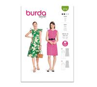 Burda Style Sewing Pattern B5719 Patron de couture pour robe pour femme