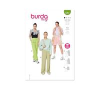 Burda Style Sewing Pattern B5761 Patron de couture Pantalon cargo pour femme