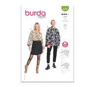 Burda Style Sewing Pattern B5775 Patrons de chemisiers pour femme
