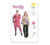 Burda Style Sewing Pattern B5783 Patron de couture pour robe et chemisier pour femme