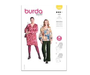 Burda Style Sewing Pattern B5783 Patron de couture pour robe et chemisier pour femme