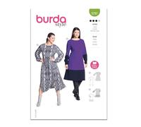 Burda Style Sewing Pattern B5797 Patron de couture Robe pour femme