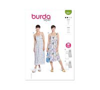 Burda Style Sewing Pattern B5821 Patron de couture pour robe pour femme