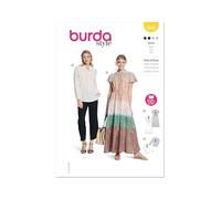 Burda Style Sewing Pattern B5823 Patron de couture Robe et chemisier pour femme