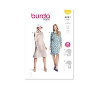 Burda Style Sewing Pattern B5826 Patron de couture pour robe pour femme