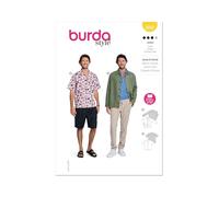 Burda Style Sewing Pattern B5842 Patron de chemise pour homme