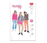 Burda Style Sewing Pattern B5849 Patron de couture pour chemisier pour femme