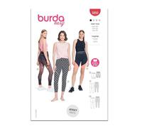 Burda Style Sewing Pattern B5850 Patron de couture Leggings pour femme