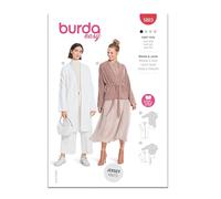 Burda Style Sewing Pattern B5883 Patron de couture Veste et manteau pour femme