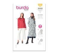 Burda Style Sewing Pattern B5984 Patron de couture Veste et trench pour femme