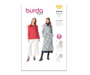 Burda Style Sewing Pattern B5984 Patron de couture Veste et trench pour femme