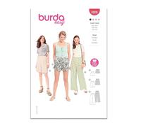 Burda Style Sewing Pattern B6008 Patron de couture pour pantalon pour femme