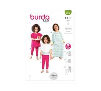Burda Style Sewing Pattern B9218 Patron de vêtements de nuit pour enfant