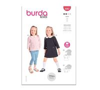 Burda Style Sewing Pattern B9262 Patron de couture pour robe d'enfant