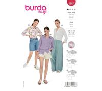 burdastyle Patron de couture 5887 | Blouses de différentes longueurs à coudre soi-même | Femme, taille 34-48 | Niveau de couture : léger