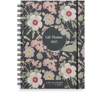 Burde Agenda Floral 2025 A6 15,3x11,7 Cm Semainier 12 Mois Décembre À Janvier - Life Planner