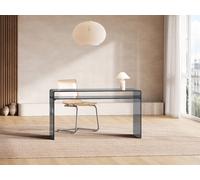 Bureau - 1 niche - Verre trempé - Anthracite - STILEOS